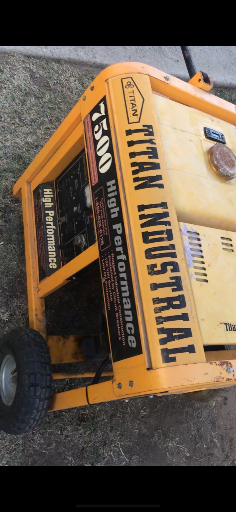Titan Industrial Generator 7500