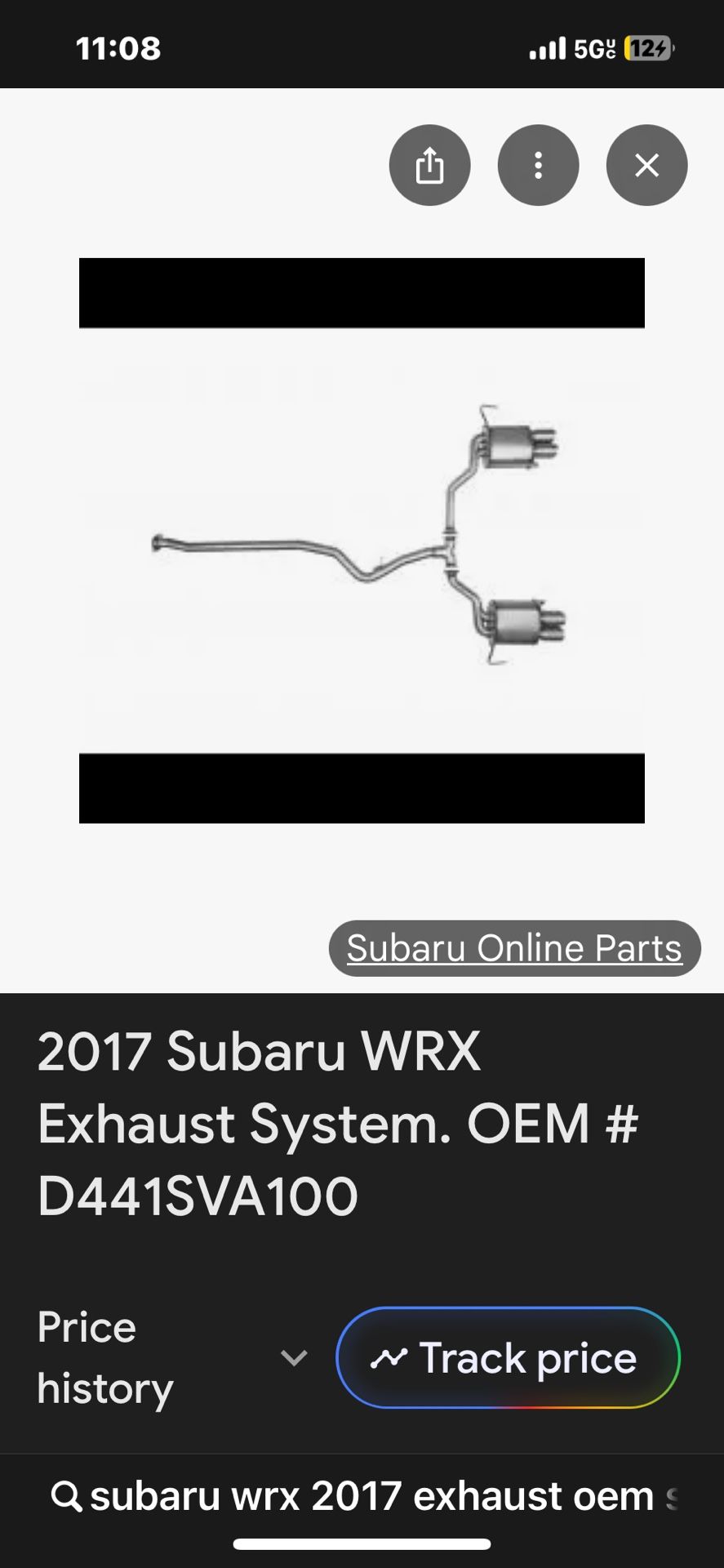 Subaru Spt Oem Exhaust 
