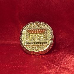 10k Gold Apostles The Last Supper Round Ring