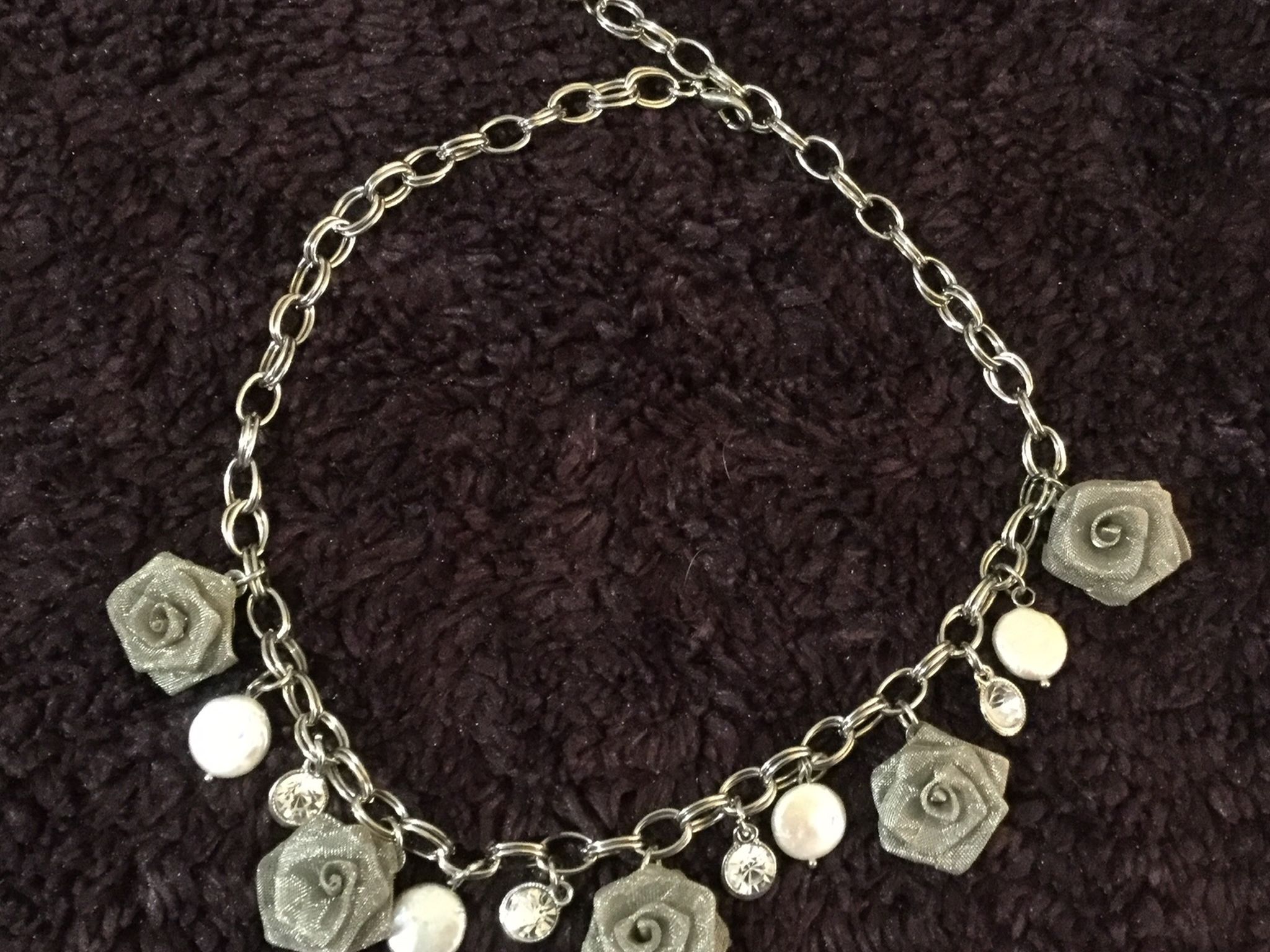 Silver Stone Necklace