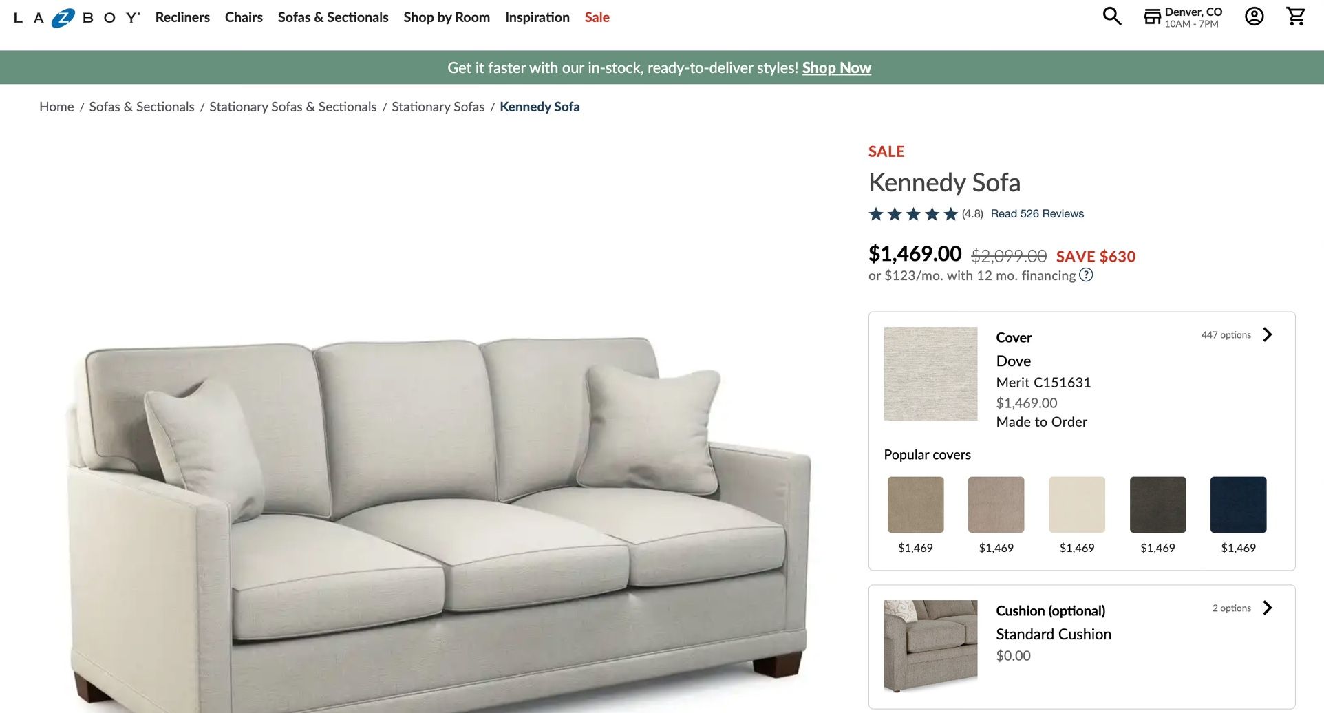 Lazboy Sleeper Sofa Couch