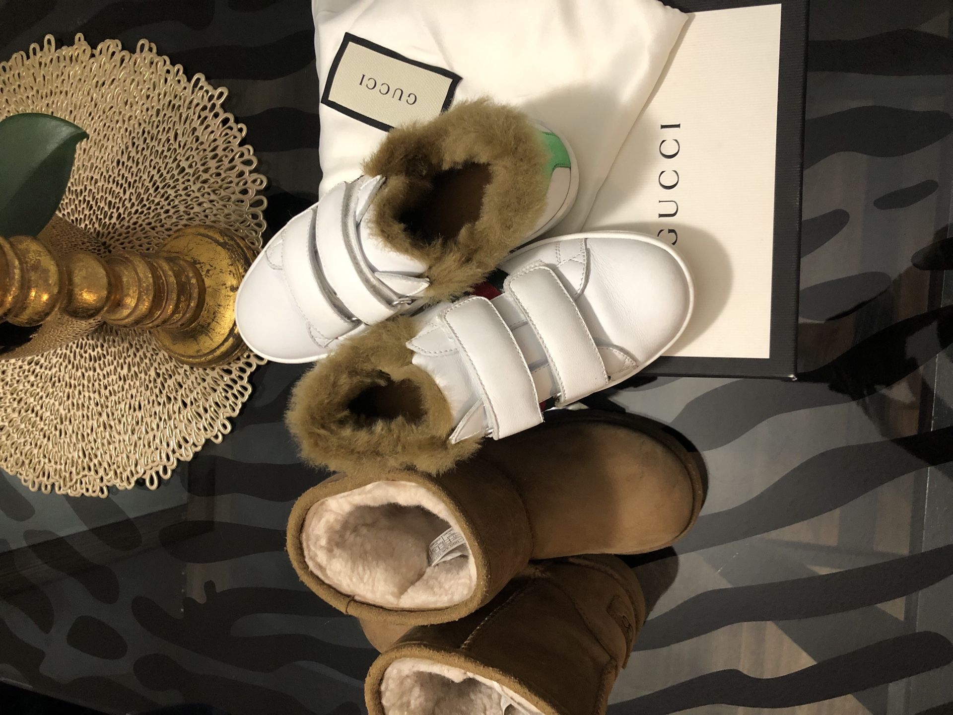 Buddle deal Gucci sneakers/ Uggs boots