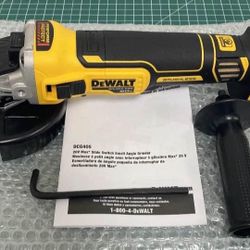 DEWALTe 20V 4.5 in. Slide Switch Small Angle Grinder Tool Only