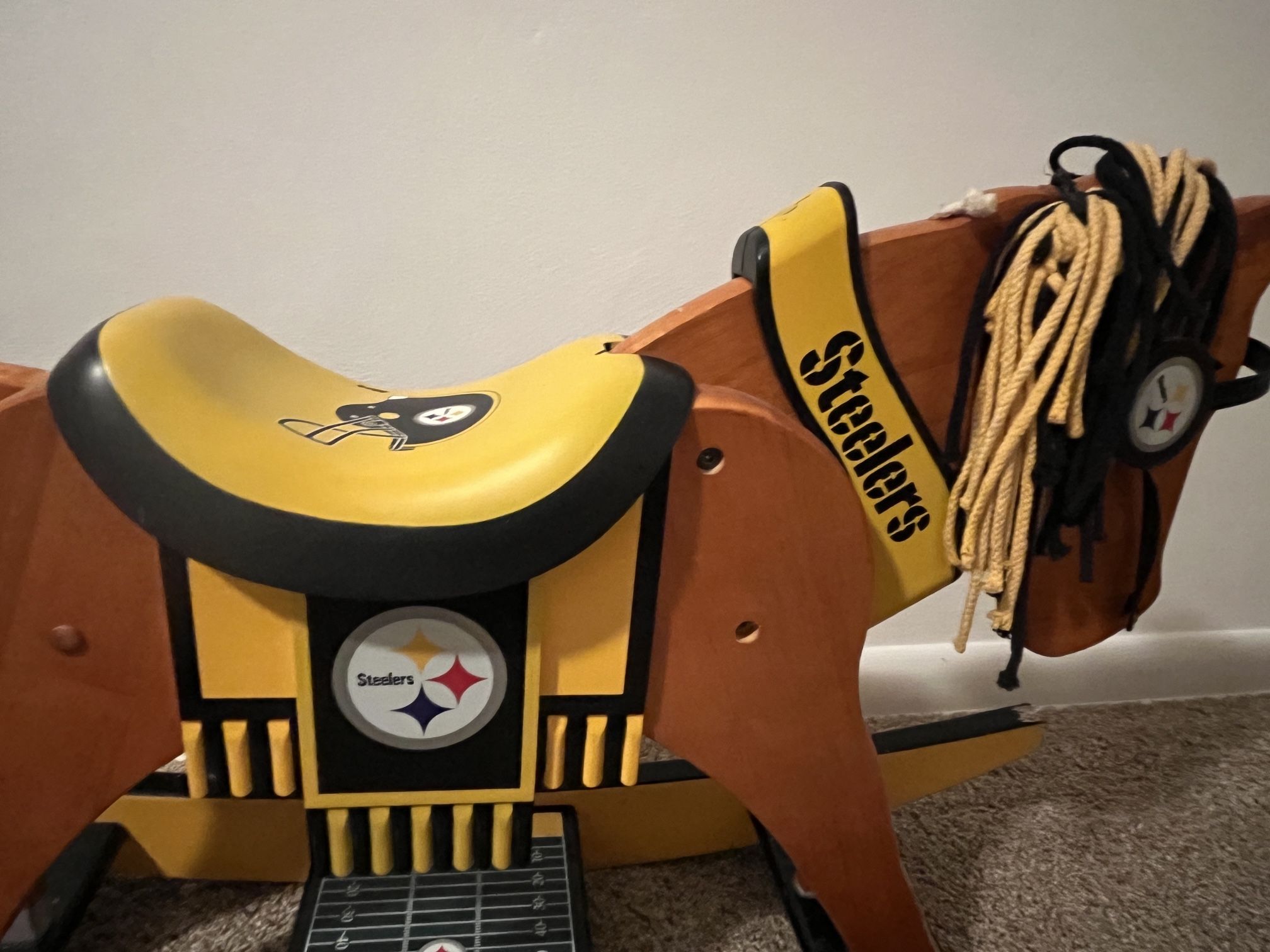 Steelers Rocking Horse