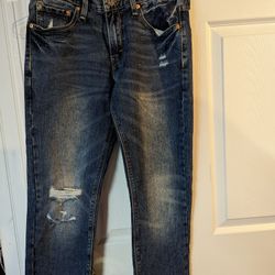 Denizen Levi 283 Jeans Men 30x32 Slim Fit Straight Leg Medium Wash Denim