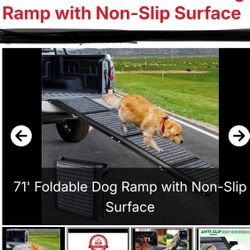 NEW 71” LONG PET RAMP FOR PETS UP TO 250LBS