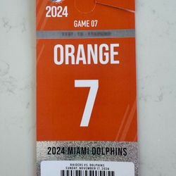 Miami Dolphins Parking Pass