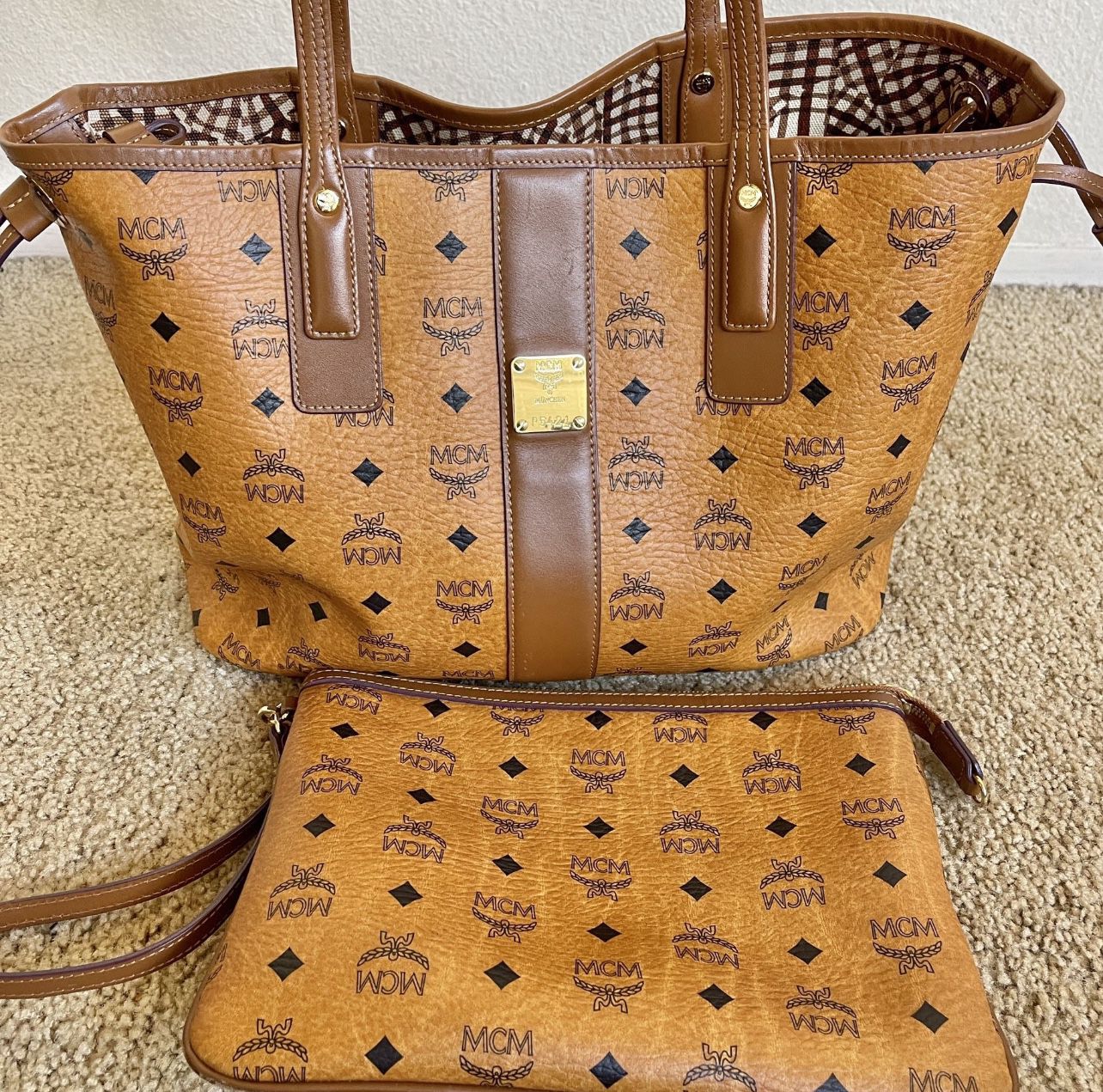 authentic MCM Tote Babe
