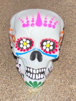 Hand-Painted Sugar Skull Decor #3
