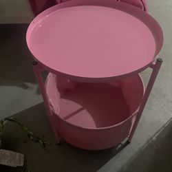 Pink Side Table