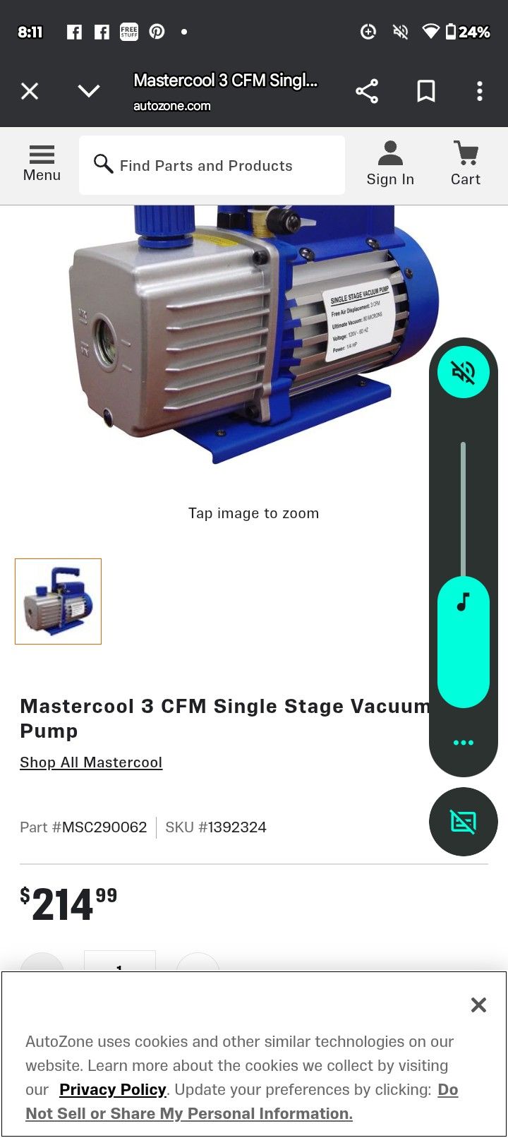 Vacuum Pump Resin Casting Plus Chamber
