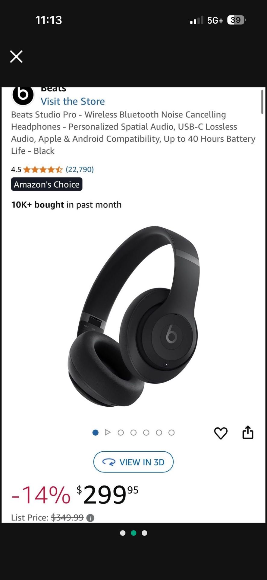 Beats Studio Head Phones