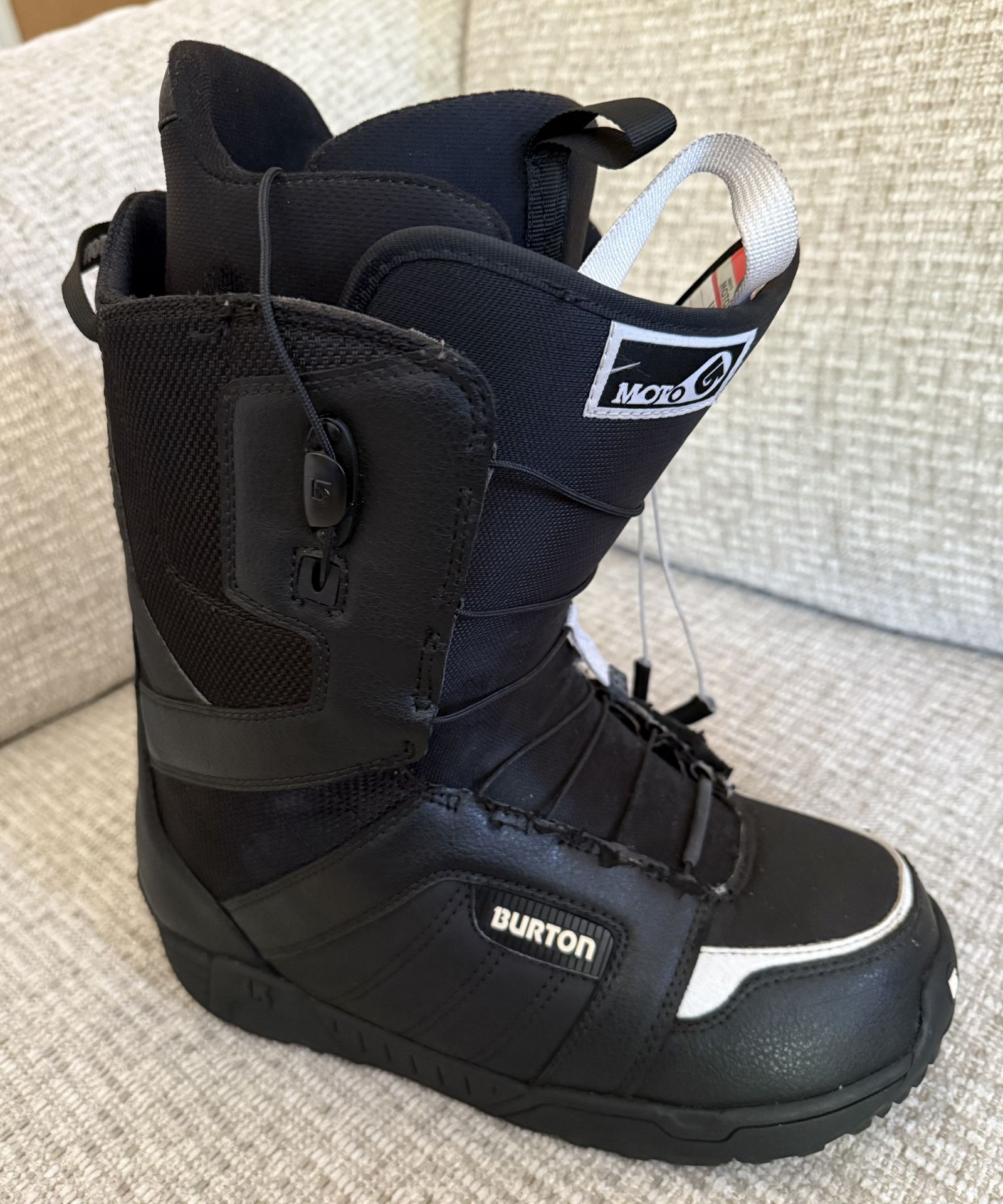 Burton Moto Imprint 1 Speed Zone Black Snowboard Boots Men's Size