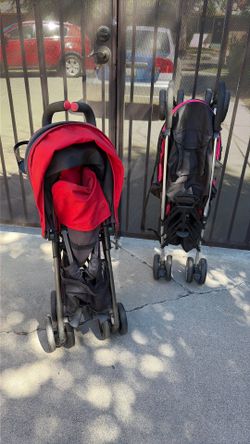 2 strollers