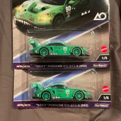 HOT WHEELS PREMIUM RACE DAY REXY PORSCHE 911 GT3 R 992