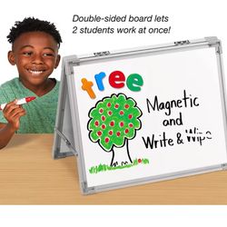 Double-Sided Write & Wipe Magnetic Easel