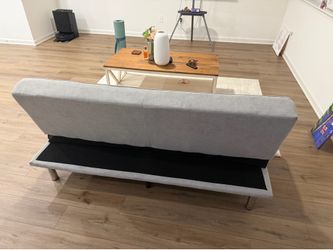 Futon Sofa Bed With Adjustable Backrest By Ebern Designs