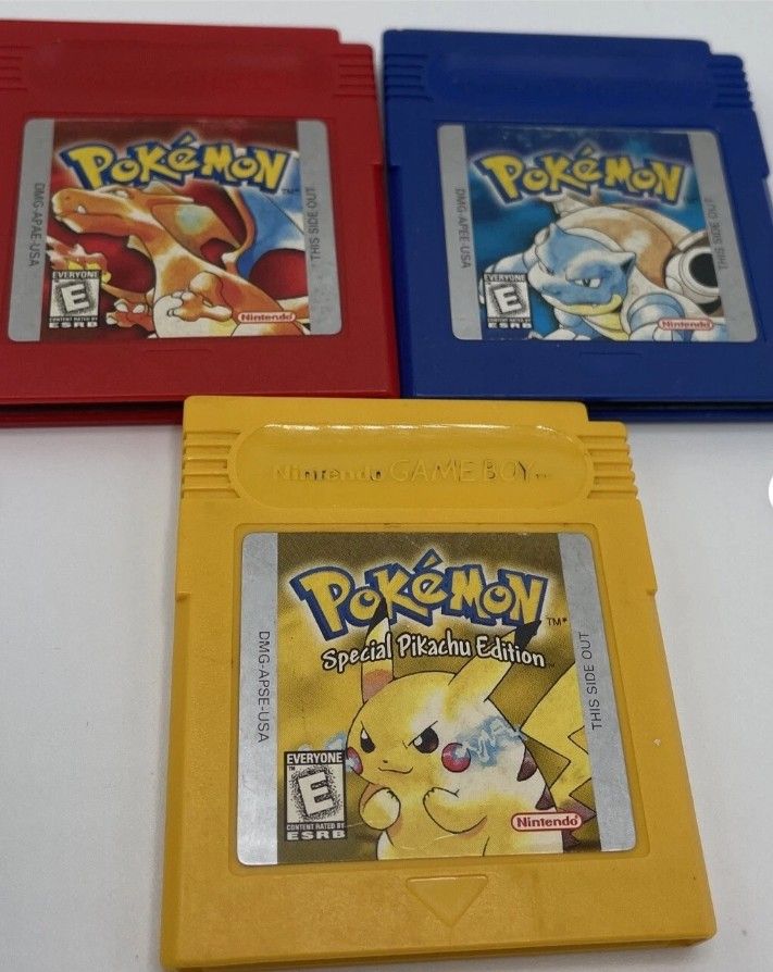 Pokemon OG Gameboy Games