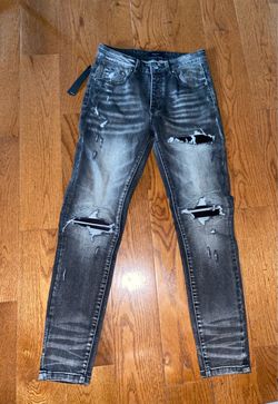 Mens Amiri Jeans Black Distressed Size 30