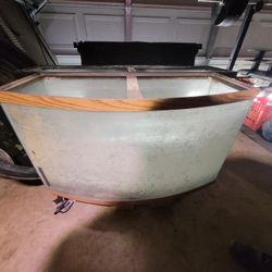 60 Gallon Curved Fish Tank 