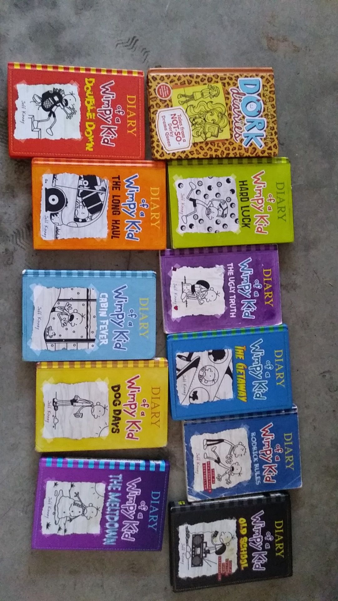 Diary of a wimpy kid books