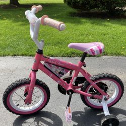 Bike:  Minnie Mouse Bike With Training Wheels, EC