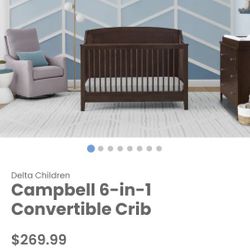 Campbell Convertible Baby Crib