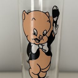 1973 Pepsi Drinking Glass Porky Pig