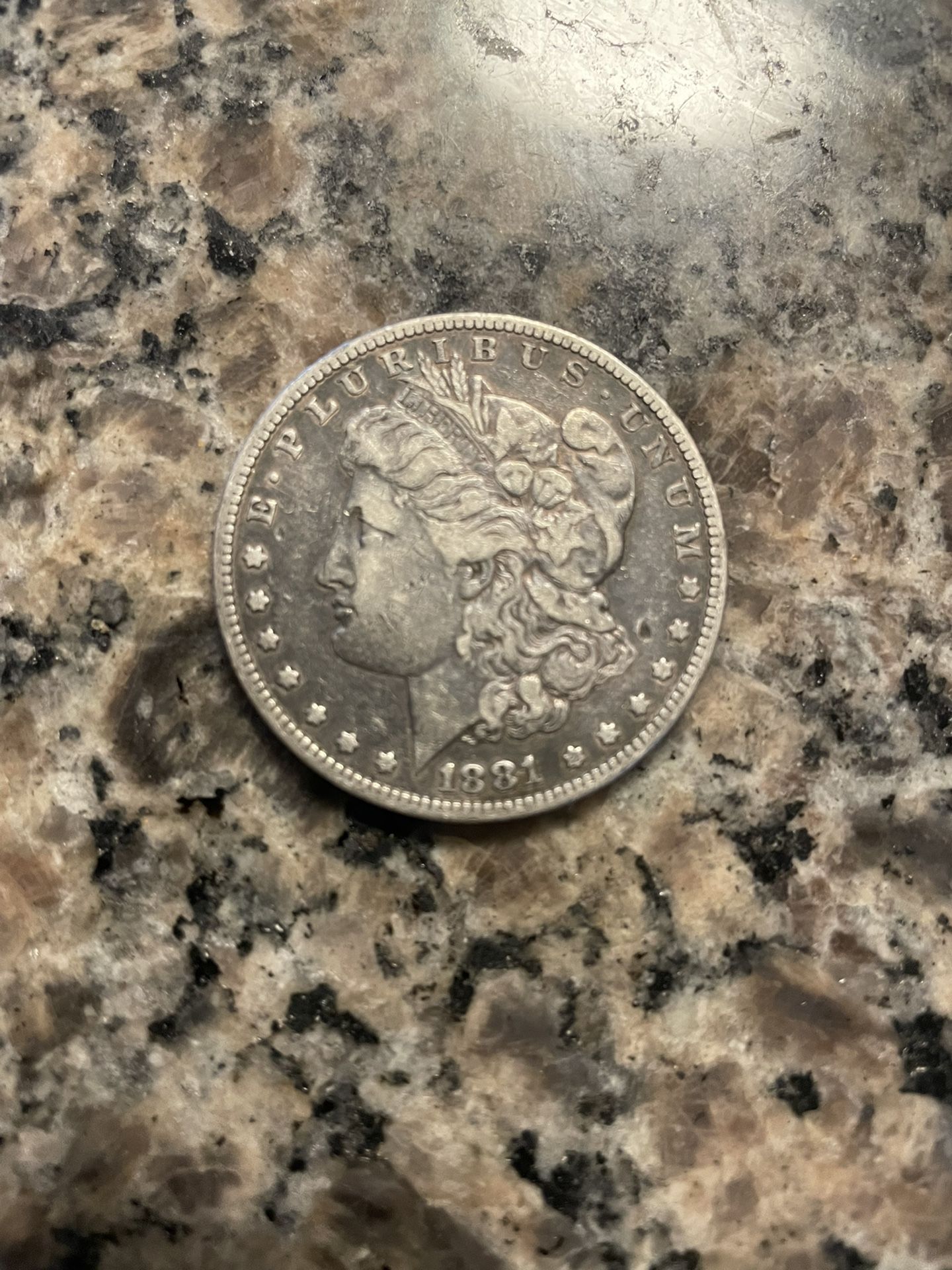 1881 Morgan Silver Dollar 