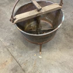 Antique Apple Butter Churn