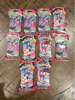 X12 Pokemon Chaos Rising Sleeved Booster Pack