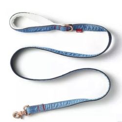 Levi Strauss Denim & Sherpa Dog Leash Christmas Gift 5ft 1in