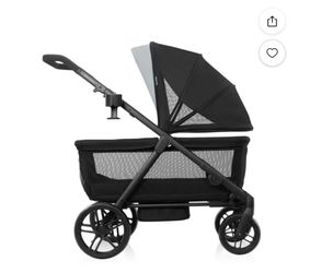 Evenflo Omni Crew 3-in-1 Stroller Wagon, Licorice Black