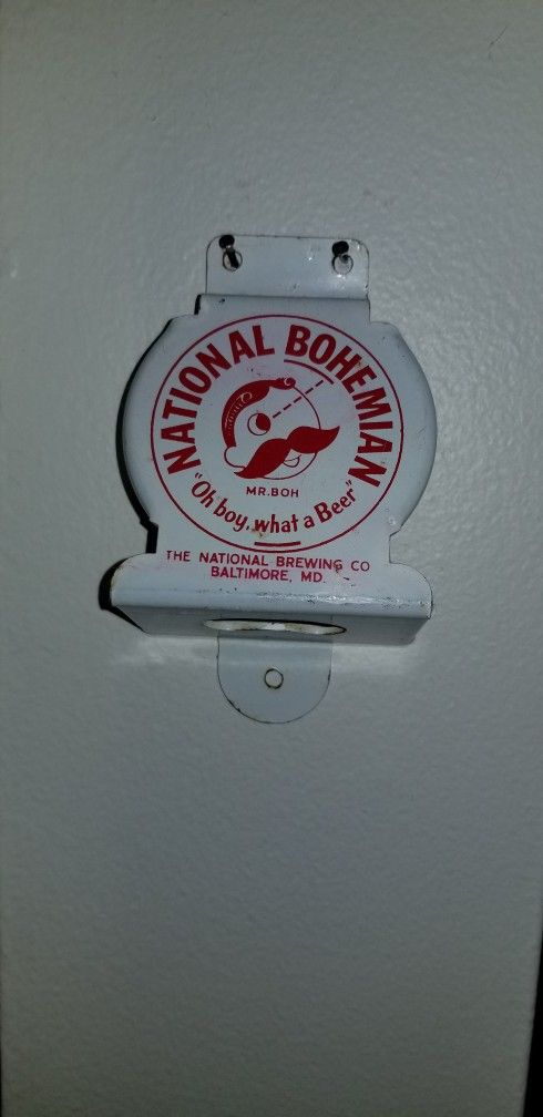 Antique National Bohemian Wall Mount Bottle Opener