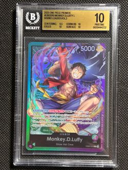 Monkey D. Luffy 2025 One Piece ENGLISH Sound Loader Vol 3 Promo BGS 10 PRISTINE
