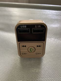 Wireless Bluetooth Car kit handsfree talk MP3 player fm transmitter dual car charger