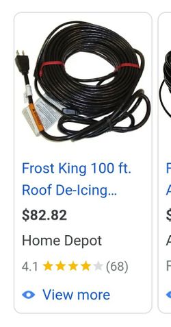 Roof Heat Cable De-icing