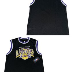 Los Angeles Lakers Embroidered Black Jersey Men’s M-XL New $30 MSRP