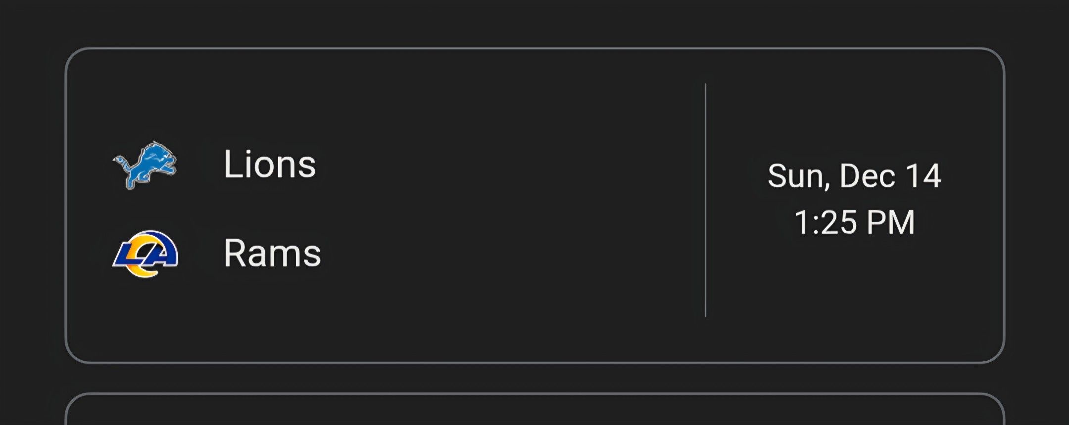 Rams Vs Lions Tickets 12/14