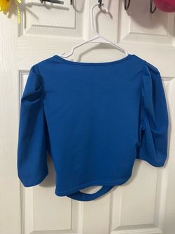 Blue two piece set