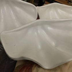 Three Shell Bowls  Great For The Ocean Lovers And For Parties 