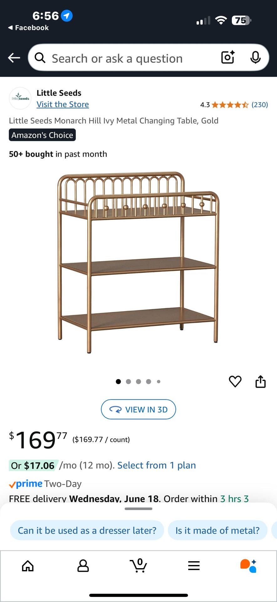 Changing Table