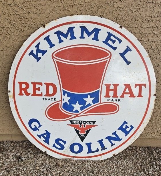 Double Sided Porcelain Sign