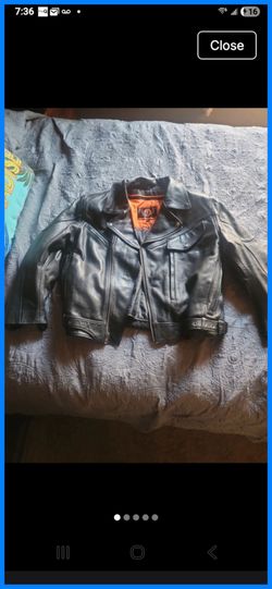 Black Leather Motorcycle Jacket