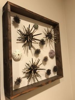 Custom handmade Seashell collages
