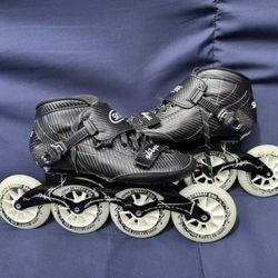 Sktyee Pro Inline Speed Skates Size 9 1/2