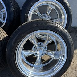 American Racing Vn 505 Polished 17x11 With Toyo Extensa 315/35/17 Tires For Obs C-10 Chevy 5x5🔥🔥🔥