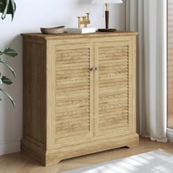 Buffet Cabinet with Storage, 34" Mid Century Modern Accent Cabinet with Doors and Adjustable Shelves, Coffee Bar for Living Room, Hallway, Dining Room