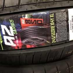 Brand New Tires (1) Atturo AZ850 (245/50R18XL) (Single) ($97)