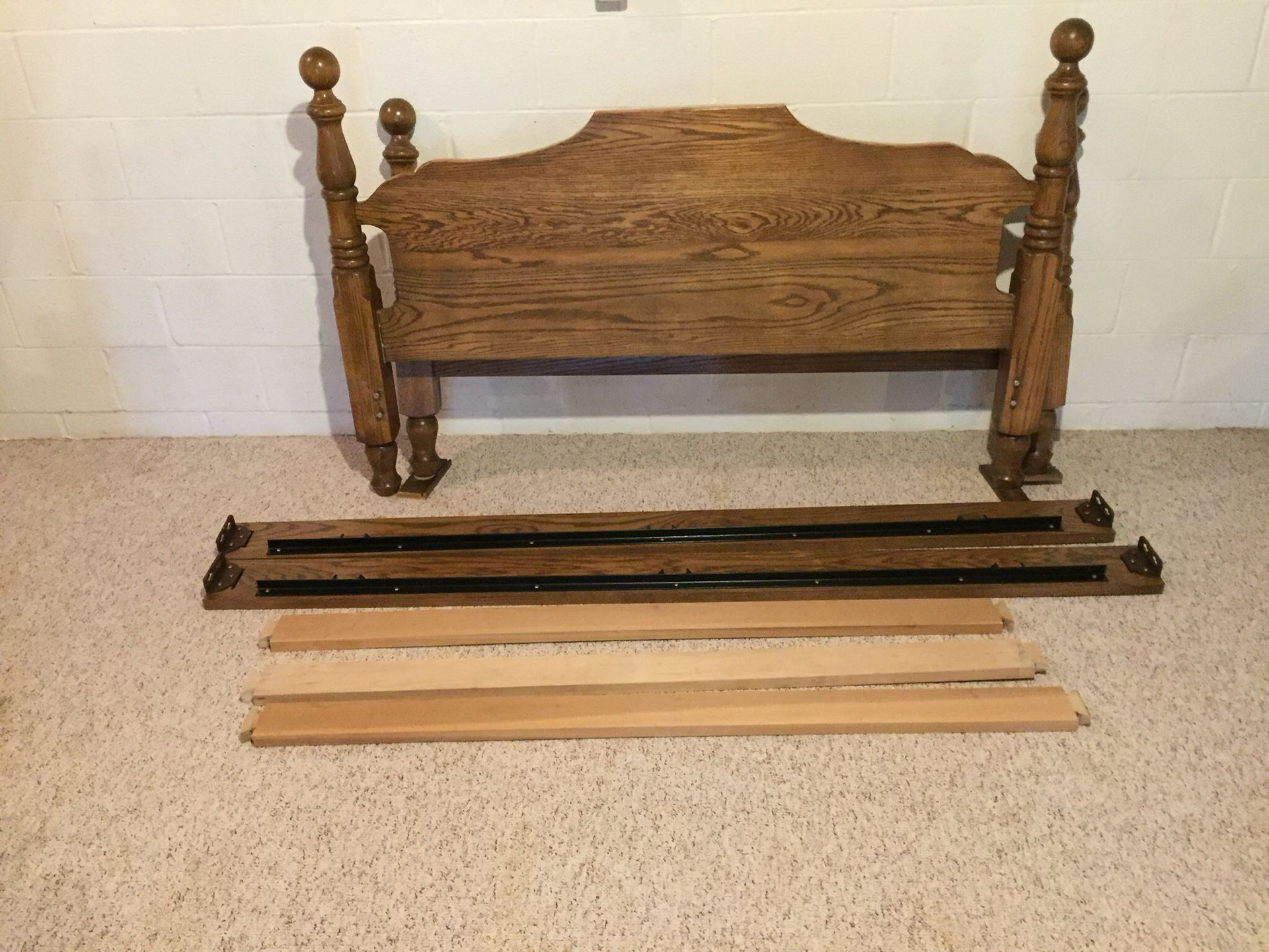 Solid Oak Bed Frame